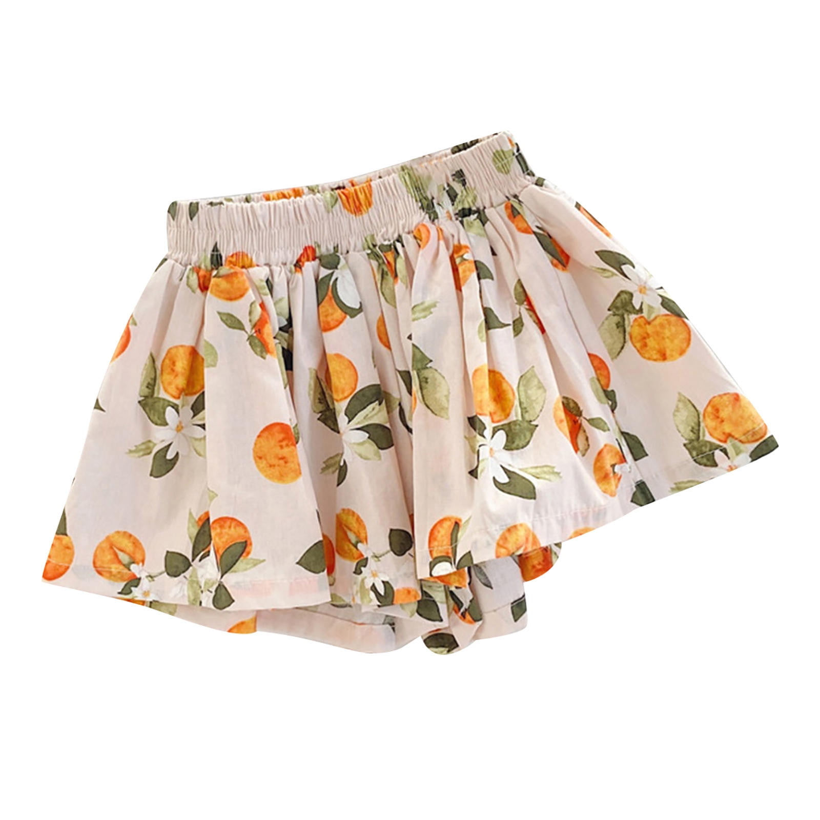 Avrntaa Toddler Girls Cute Floral Shorts - Summer Elastic Waist Casual ...