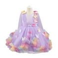 thumbnail image 1 of Avrntaa Toddler Girls Tutu Prom Dress Elegant Butterfly Tulle Cute Layered Dress Evening Party Ball Gown for 1-9 Y, 1 of 8