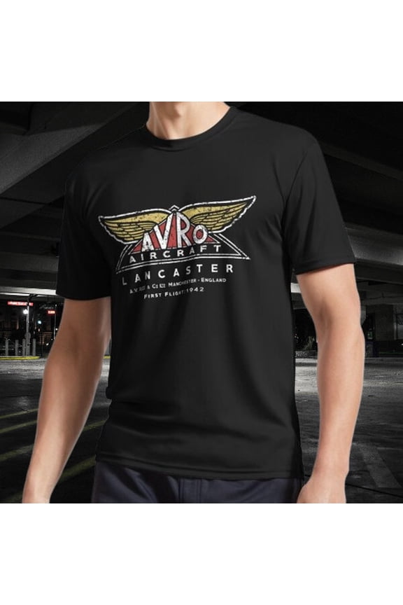 Avro Lancaster Logo Active T-Shirt Funny Size Mode American T-Shirt