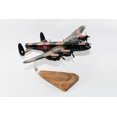 thumbnail image 1 of Avro Lancaster Model, RAF, WWII, Heavy Bomber, 1/68 Mahogany Scale Model, 1 of 8
