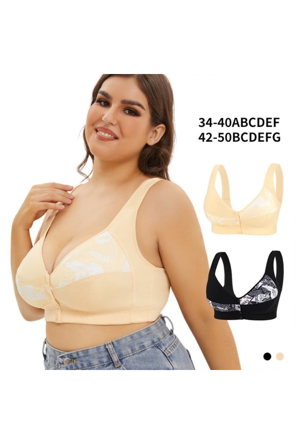 1PC Women's Innerwear Wireless Push-Up Side Control-Sagging Bra