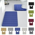 thumbnail image 1 of Avtoify 2Pcs Bathroom Rug Set - Non-Slip, Absorbent Mats for Shower, Tub & Sink - Quick Dry Blue, 1 of 8