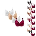 thumbnail image 1 of Bvxeep 4PC Cup Women's Wireless Push-Up Breathable Innerwear Daily Bra Daily Bra, 1 of 8