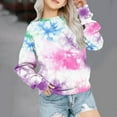 thumbnail image 1 of Avtoify Children Long Sleeve Shirts Girls Crewneck Oversized Sweatshirt Kids Long Sleeve Pullover 1-12 Years, 1 of 5