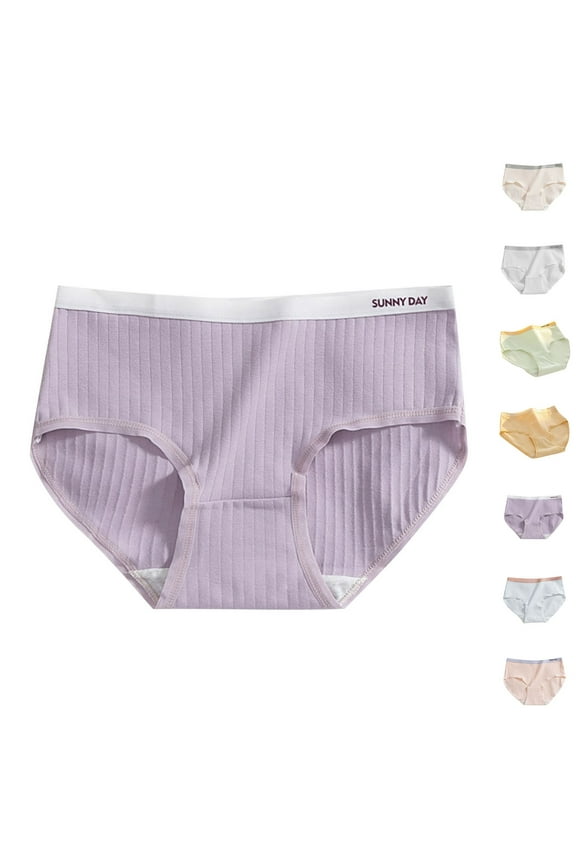 Children's Teen Girl Underpants Breathable Mid- Student Full Crotch Pants