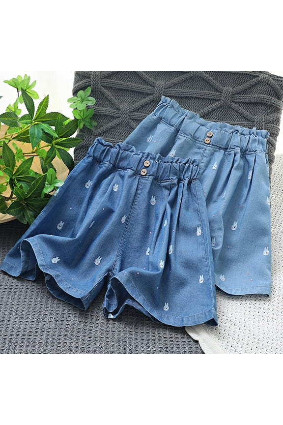 Children's Wear Five-Point Pants Casual Children's Cargo Jeans Pocket Thin Boy's Summer Shorts Denim Five-Point Pants