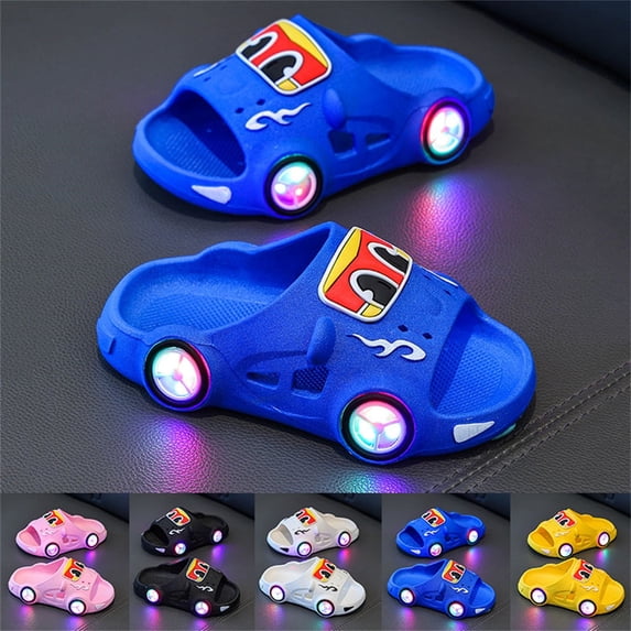 Avtoify Childrens Glowing Soft Soled Comfortable Casual Shoes Indoor Outdoor Summer Toddler Girl Shoes Footwear