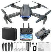 Avtoify E99pro Drone Dual Camera Aerial Photography Quadcopter Fixed Height Remote Control Airplane Toy Black