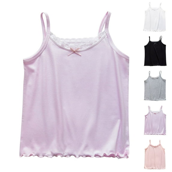 Avtoify Girls Bras Children Vests Developmental Comfortable Breathable Summer Girls Tops