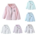 thumbnail image 1 of Avtoify Girls Hoodies Casual, Toddler Girls Fall Clothes, Unisex Sunscreen Ice Silk Hot Sun Protective Shirt Summer Sun Shirt, 1 of 4