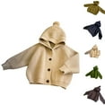 thumbnail image 1 of Avtoify Girls Jacket Casual, Girls Fall Jacket Lightweight Leisure, Children's Solid Color Multi-Functional Casual Open Cardigan Sweater Jacket Open Chest Knitted Sweater, 1 of 4
