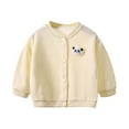 thumbnail image 1 of Avtoify Girls Jacket Casual, Girls Fall Jacket Lightweight Leisure, Children's Unisex Thick Warm Buttoned Jacket, 1 of 3