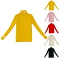 thumbnail image 1 of Avtoify Girls Jacket Casual, Girls Fall Jacket Lightweight Leisure, Girls High Neck Sweater Spring Children's Clothing Solid Western Style Children's Knitted Camisole, 1 of 2