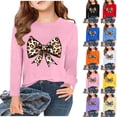 thumbnail image 1 of Avtoify Girls Long Sleeve Shirts Casual, Toddler Girls Fall Clothes, Fashion Girls and Boys Casual Printed Children's Long Sleeve Round Neck Printed Shirt, 1 of 5
