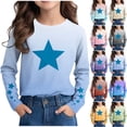 thumbnail image 1 of Avtoify Girls Long Sleeve Shirts Casual, Toddler Girls Fall Clothes, Long-Sleeved Printed Shirt, Round Neck Crewnecks, formal and Casual Women's top, 1 of 9
