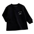 thumbnail image 1 of Avtoify Girls Long Sleeve Shirts Casual, Toddler Girls Fall Clothes, Men's and Women's Semi-High Collar Warm T-Shirt, Long-Sleeved Round Collar Shirt, 1 of 5