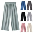 thumbnail image 1 of Avtoify Girls Pants Causal, Girls Sweatpants Dressy, Children's Summer Solid Color Boy's and Girl's Elastic Long Pants, 1 of 3