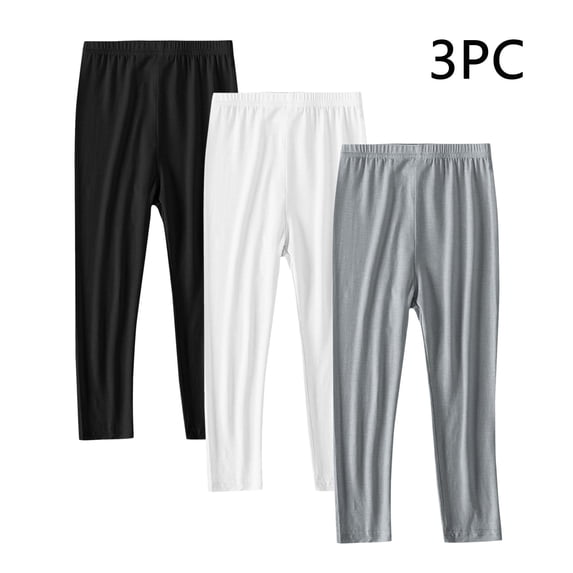 Avtoify Girls Pants Girl 3PC Pants Thin Children's Leggings for Girl Baby Pants Childrens Long Pants