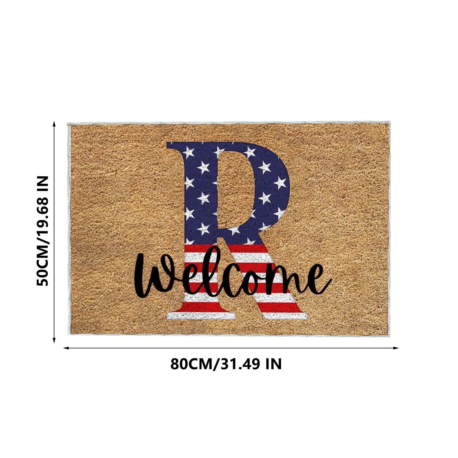Avtoify Home Rugs 4th Of July Door Mat Patriotic Doormat Entryway Rug ...