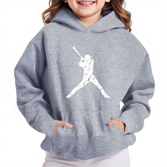 Avtoify Kids Long Sleeve Shirts Boys and Girls Casual Long Sleeve Hoodies Oversized Fleece Pocket Sweatshirt Tops