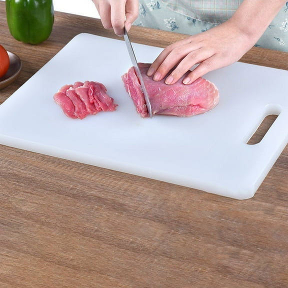 PRETXORVE Kitchen Supplies Cutting Boards for Kitchen Cutting Boards Plastic Cutting Board Non-Slip Kitchen Chopping Board with Hanging Hole Handle for Meat Veggies Cutting Boar