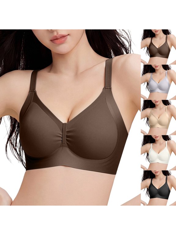 Lifting and Seamless Bra for Women No Underwire Fixed Cup Bra