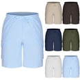 thumbnail image 1 of Avtoify Man Fashion Comfy Casual Solid Color Summer Drawstring Casual Pants for Men Pockets Shorts, 1 of 5