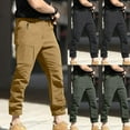 thumbnail image 1 of Avtoify Men Fashion Cargo Casual Solid Sports Work Straight Leg Multi Pockets Wide Leg Workout Shorts for Men Trousers, 1 of 10