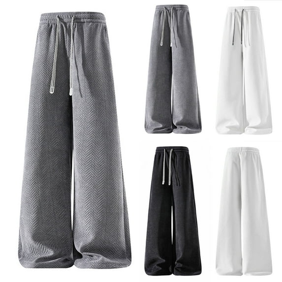 Avtoify Men's Fashion Solid Color Casual Straight Loose Drawstring Pocket Mens Shorts Pants