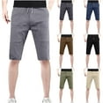 thumbnail image 1 of Avtoify Men's Summer Casual Fashion Pockets Zipper Button Comfortable Pant for Men Cargo Shorts, 1 of 4