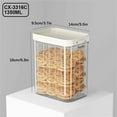 thumbnail image 1 of PRETXORVE Sealed Storage Tank for Cereals Large Storage Box Kitchen Food Storage Dry Fruit Tea Sealed Tank C Free Size, 1 of 2
