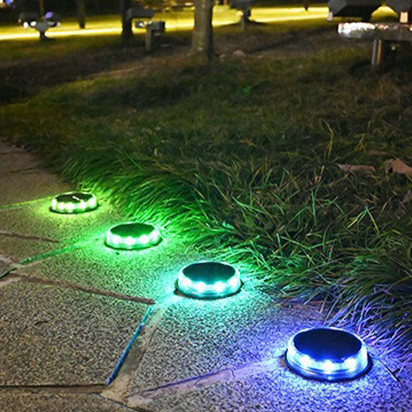 Avtoify Solar Garden Lights Home Garden Decoration Steps Stair Lights