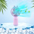 thumbnail image 1 of Avtoify Summer Fans, Handheld Small Fan Cute Portable Portable Small Mute Mini Students Usb Big Wind Dormitory Office, 1 of 5