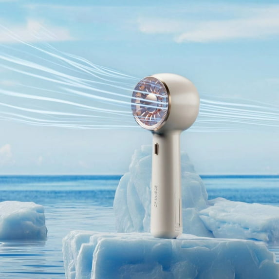 PRETXORVE Summer Fans, Mini Handheld Small Fan USB Charging Portable Quiet Dormitory Desktop Small Water Replenishing Spray Fan