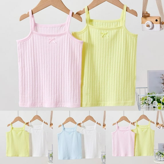 Avtoify Summer Sweat Absorbing Breathable Stretch Bottoming Summer Kids Camisole
