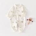 thumbnail image 1 of Avtoify Toddler Rompers, Boys Newborns Print Round Neck Crawling Hoodies Jumpsuits, 1 of 3