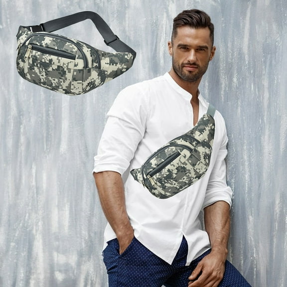 PRETXORVE Travel Backpack Sling Bag for Men Women Shoulder Backpack Chest Bags Crossbody Daypack Camouflage Outdoor Sports Storage Bag Fashionable Chest Bag for Hiking Camping Trip