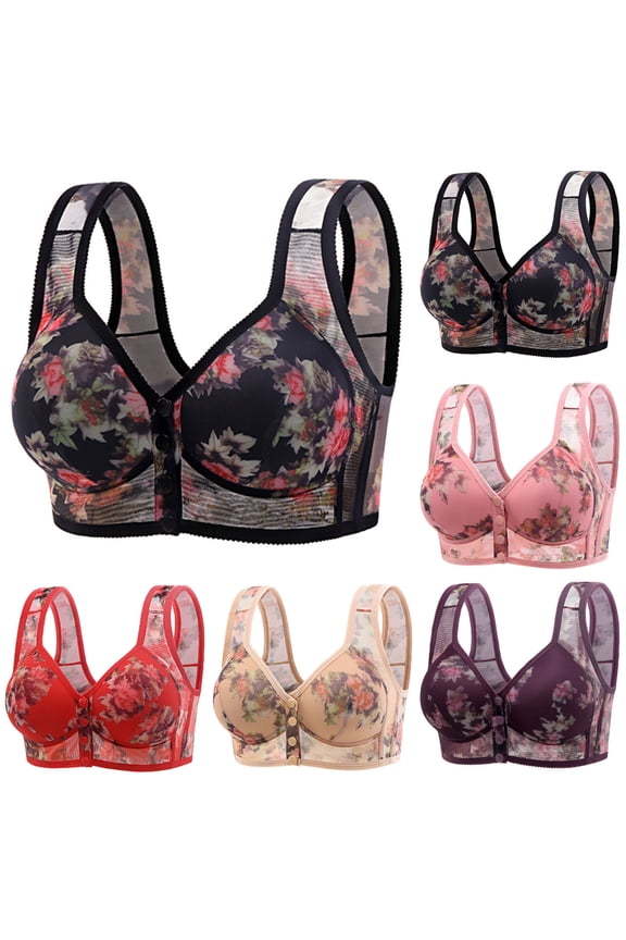 Womans Comfortable Lace Breathable Summer Bras for Women Bra No Rims Soft