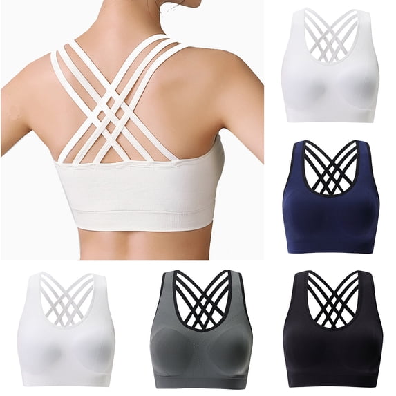 Avtoify Women Yoga Sports Bra Summer Womens Bras Beautiful Back Wirefree Shock Proof Fitness Wear