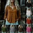 thumbnail image 1 of Avtoify Women's Fashion Summer Linen Solid Color V-Neck Button Cardigan Long Sleeve Shirt/Top Women's Fashion Summer Linen Solid Color V-Neck Button Cardigan Long Sleeve Lock Shirt/Top, 1 of 8