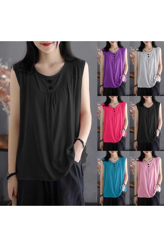 Women's Short Sleeve Round Neck Pullover Sweater Built-In Bra Top