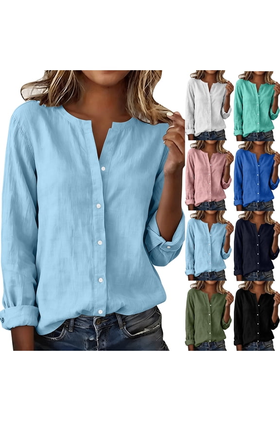 Women's Solid Color Elegant Draped Neck Dropped Neckline Drape Collar Satin-Quarter Sleeve Shirt Top Women's Top