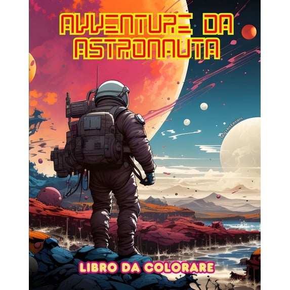 Avventure da astronauta - Libro da colorare - Collezione artistica di disegni spaziali: Migliorate la vostra creatività , (Paperback)