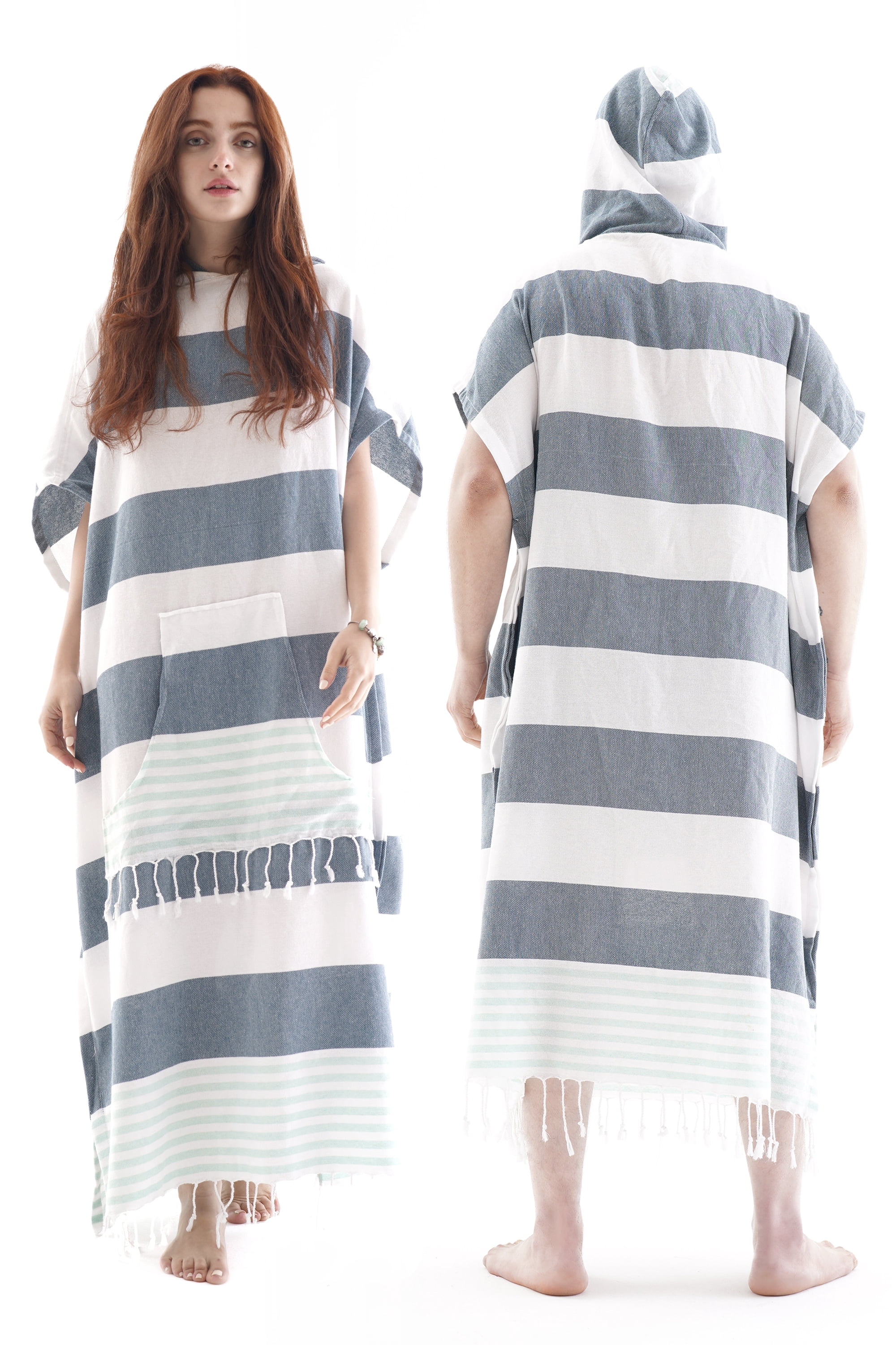 Poncho Pool Robe Avvexa Surf Poncho Changing Towel Robe with Hood, Changing Robe for ...
