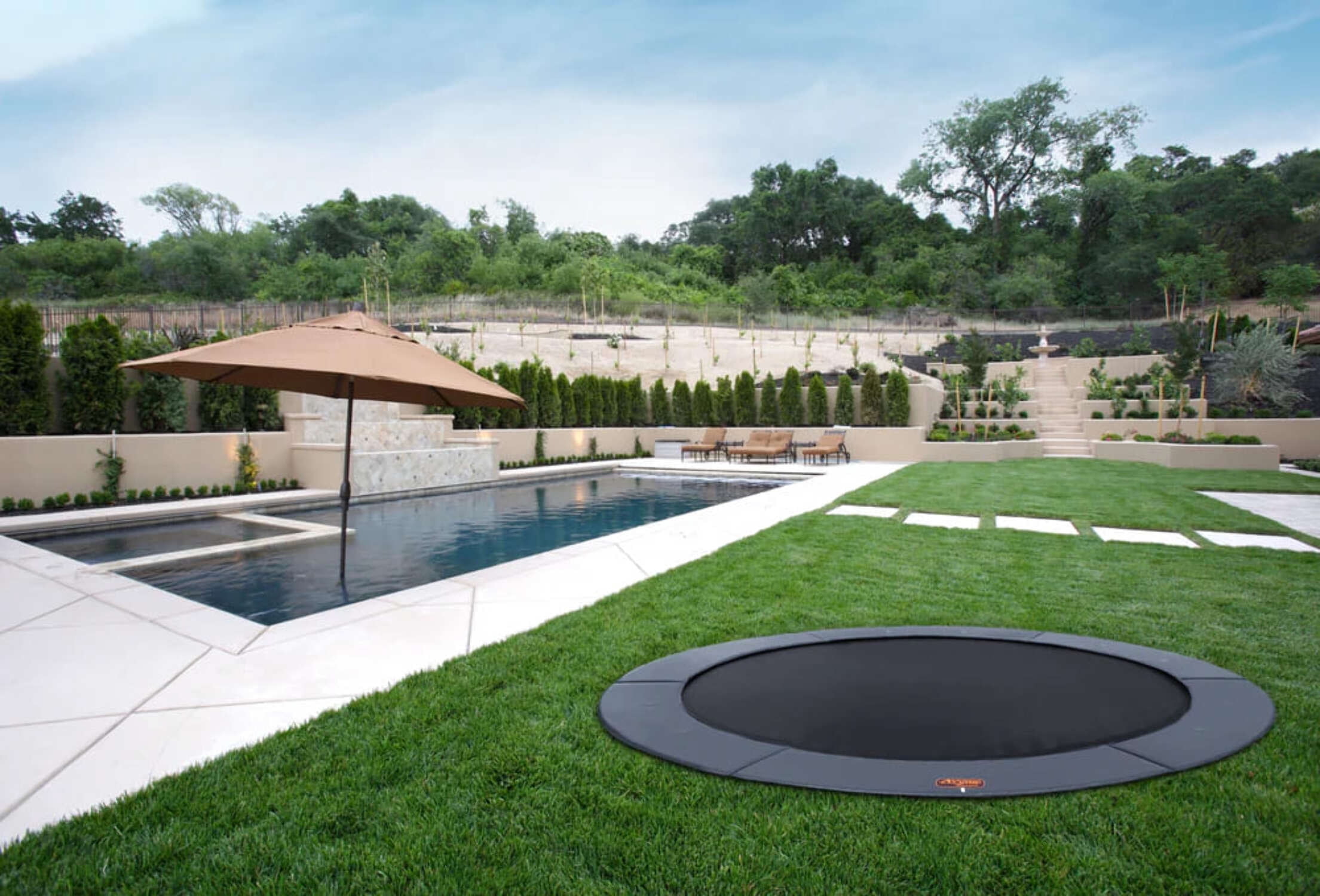 12' Round Pro-Line Avyna In-ground Trampoline