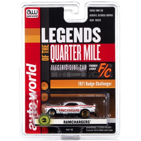 Aw Legends Sc356 R25 Slot Car 1971 Dodge Challenger Ramchargers