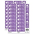 thumbnail image 1 of Aw Nuts Try Again Squirrel Teacher Student School Sticker Set - Purple - Gloss Finish - 2.00" Large, 1 of 7