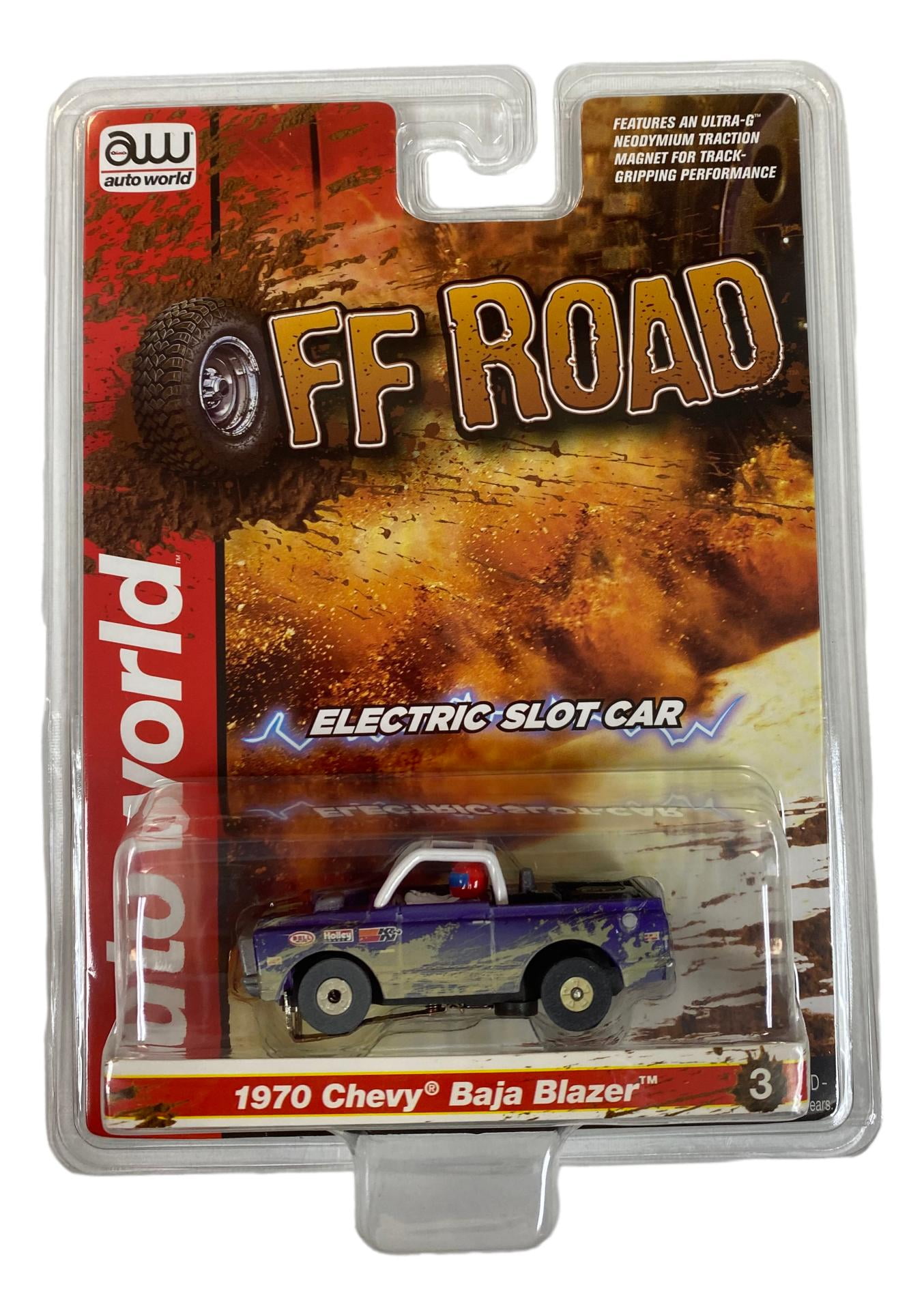 Aw Off Road Sc375 R1 Slot Car 1970 Chevy Baja Blazer Purple - Walmart.com