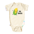 thumbnail image 1 of Aw Shucks Corn Cute Baby Onesie® Brand Bodysuit Shirt Premium Custom Clothes Unisex Baby Gift for Mom Newborn 0-3m Natural, 1 of 1