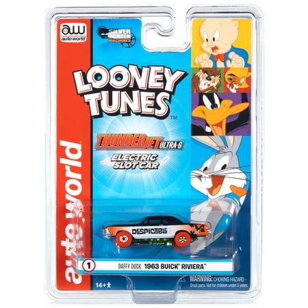 Aw Thunderjet Sc363 R33 Silver Screen Slot Car Daffy Duck 1963 Buick Riviera